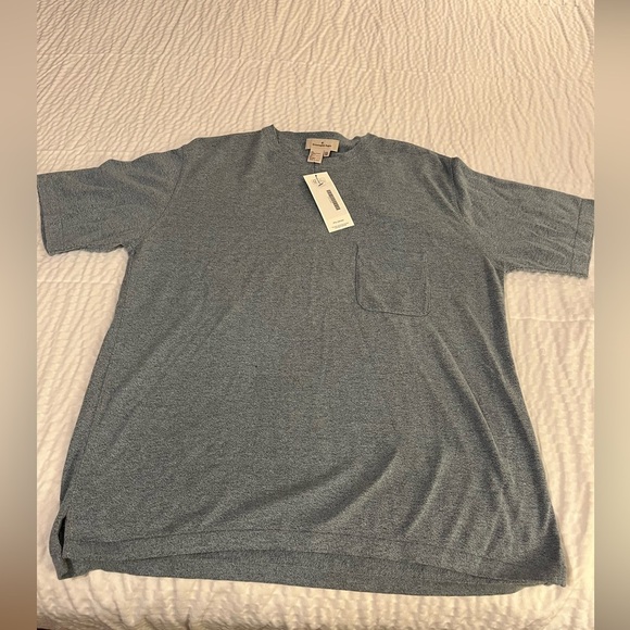 Ermenegildo Zegna Classic Gray Short Sleeve Men's Tee Size XXL - Picture 1 of 9